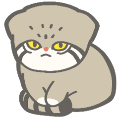 [LINEスタンプ] まぬぬねこ（マヌルネコ）