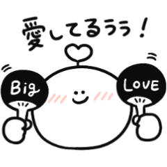 [LINEスタンプ] ヲタクの心！推し色スタンプ(白)