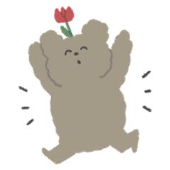 [LINEスタンプ] もこもこ くまたろう。敬語