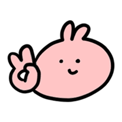 [LINEスタンプ] うさぎさんのひとこと