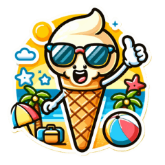 [LINEスタンプ] 可愛いアイスクリームが夏を彩る