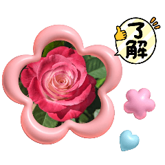 [LINEスタンプ] ハナ 作成しましたの画像（メイン）