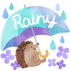 [LINEスタンプ] 北欧かわいい日常・梅雨の画像（メイン）