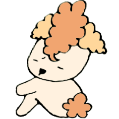 [LINEスタンプ] モヒカン犬プードル 2