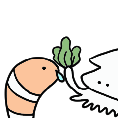 [LINEスタンプ] あいさつに可愛いを添えて(海の動物)