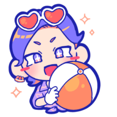 [LINEスタンプ] ゆめかわサマー