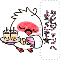 [LINEスタンプ] タピジャンのトキ メッセージスタンプ 7