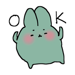 [LINEスタンプ] いろがやばいうさちゃん