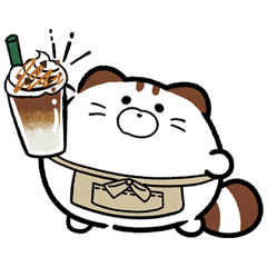 [LINEスタンプ] 可愛いねこちゃんのコーヒータイム