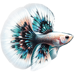 [LINEスタンプ] 魚グッピー美しい水族館Aquarium Arranging