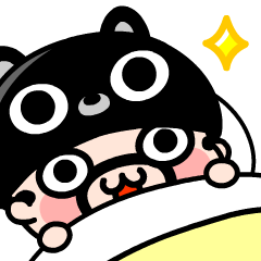 [LINEスタンプ] 【飛び出す】猫おやじ君『いま何してる？』の画像（メイン）