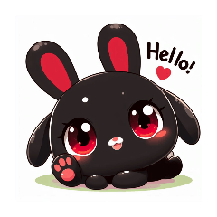 [LINEスタンプ] アマミノクロウサギ達の挨拶