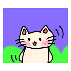 [LINEスタンプ] 動く！可愛いねこスタンプ