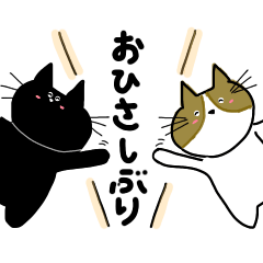 [LINEスタンプ] 2匹のねこさん