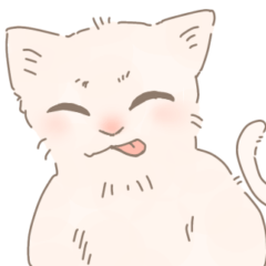 [LINEスタンプ] 猫 【約3秒で考えてない編】