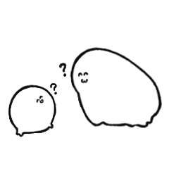 [LINEスタンプ] 何も分からないアザラシ