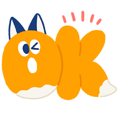 [LINEスタンプ] 変身キツネ