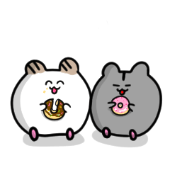 [LINEスタンプ] ハムカツ君 2