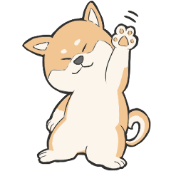 [LINEスタンプ] 目付きのわるいかわいい柴犬のスタンプ