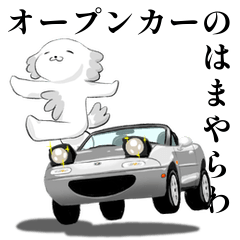 [LINEスタンプ] オープンカーのはまやらわ