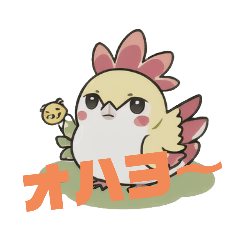 [LINEスタンプ] インコで会話ver.1