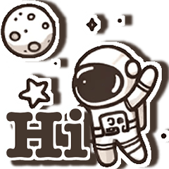 [LINEスタンプ] 宇宙旅行するスタンプ