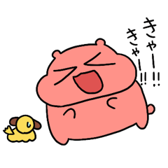 [LINEスタンプ] でぶっち はむすたー5