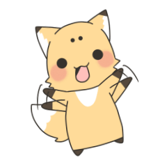 [LINEスタンプ] きつねのきぃまろ2