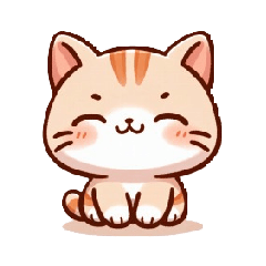 [LINEスタンプ] かわいい眠そうな猫