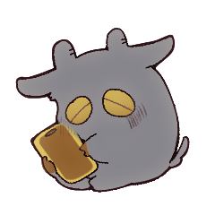 [LINEスタンプ] くろやぎすたんぷ