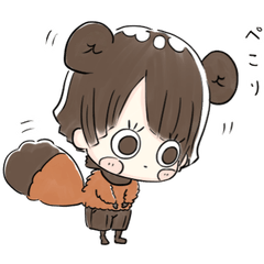 [LINEスタンプ] たぬきち日和