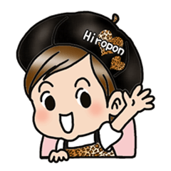 [LINEスタンプ] 絵描き屋ひろぽん