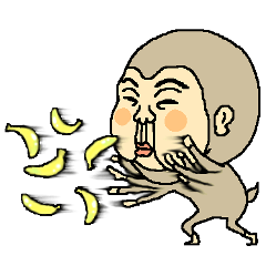 [LINEスタンプ] このサル、ツボります。