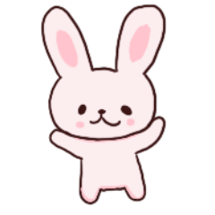 [LINEスタンプ] うさぎ 日常会話