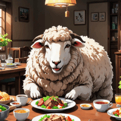 [LINEスタンプ] 羊の日常2