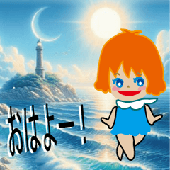 [LINEスタンプ] チャッキーの日常 （海の子編）