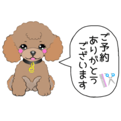 [LINEスタンプ] トリマー♡接客 営業【毎日使える】