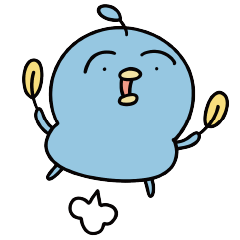 [LINEスタンプ] あお-ちゃんとり