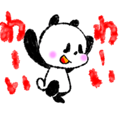 [LINEスタンプ] ぱんだのポンポンちゃん日常