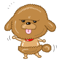 [LINEスタンプ] プードルすたんぷ