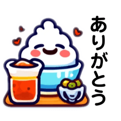 [LINEスタンプ] ゆるかき氷①