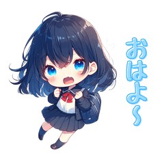 [LINEスタンプ] 普段使いのできるJKちゃん1