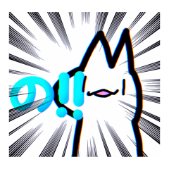 [LINEスタンプ] 地味に猫の原型を留めている猫:3