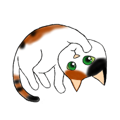 [LINEスタンプ] 三毛猫ちゃんの日常会話