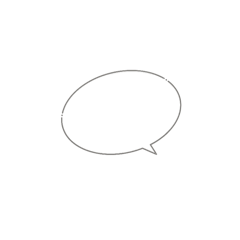 [LINEスタンプ] モノクロ吹き出し(スタンプアレンジ機能用)