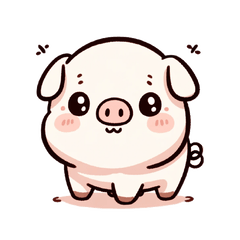 [LINEスタンプ] Muuのかわいい子ブタたち