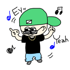 [LINEスタンプ] ヒップホップ系ぶるちゃん