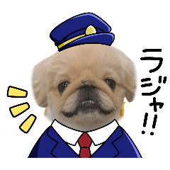 [LINEスタンプ] ペキニーズ モグ