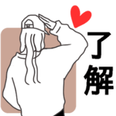 [LINEスタンプ] ◉絶対使える‼︎くまと一緒◉ウェーブヘア