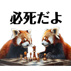 [LINEスタンプ] かわいいredpanda（レッサーパンダ）たち3